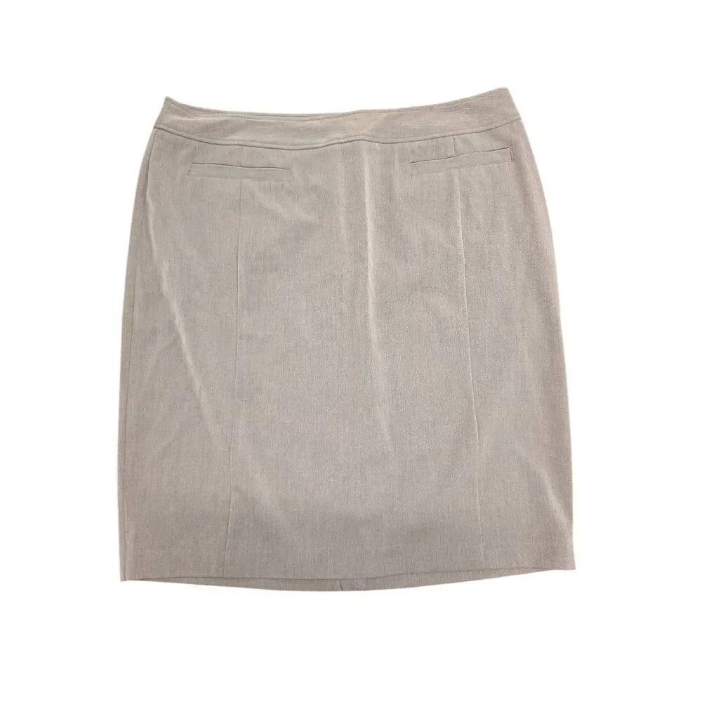 LANE BRYANT Skirt Short Pencil A-Line Tan Women's Plus 18